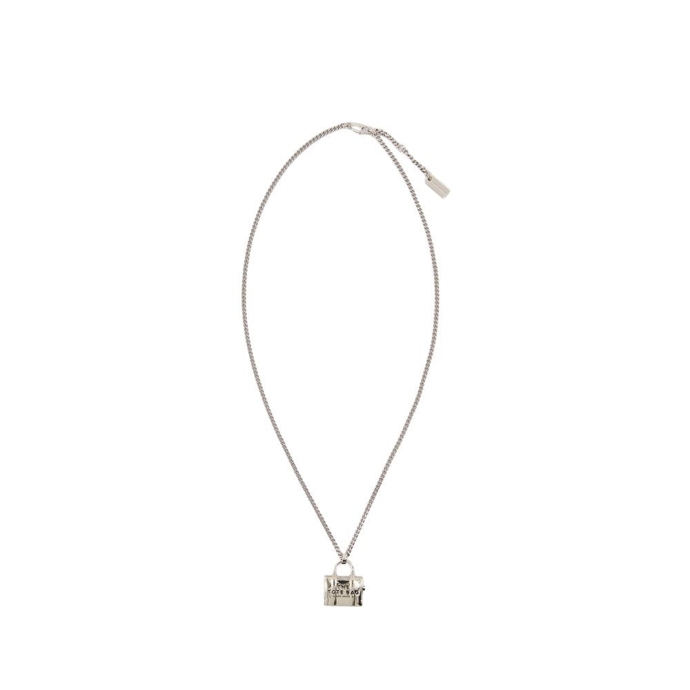 Marc Jacobs The Tote Bag Necklace - Metal - Silver