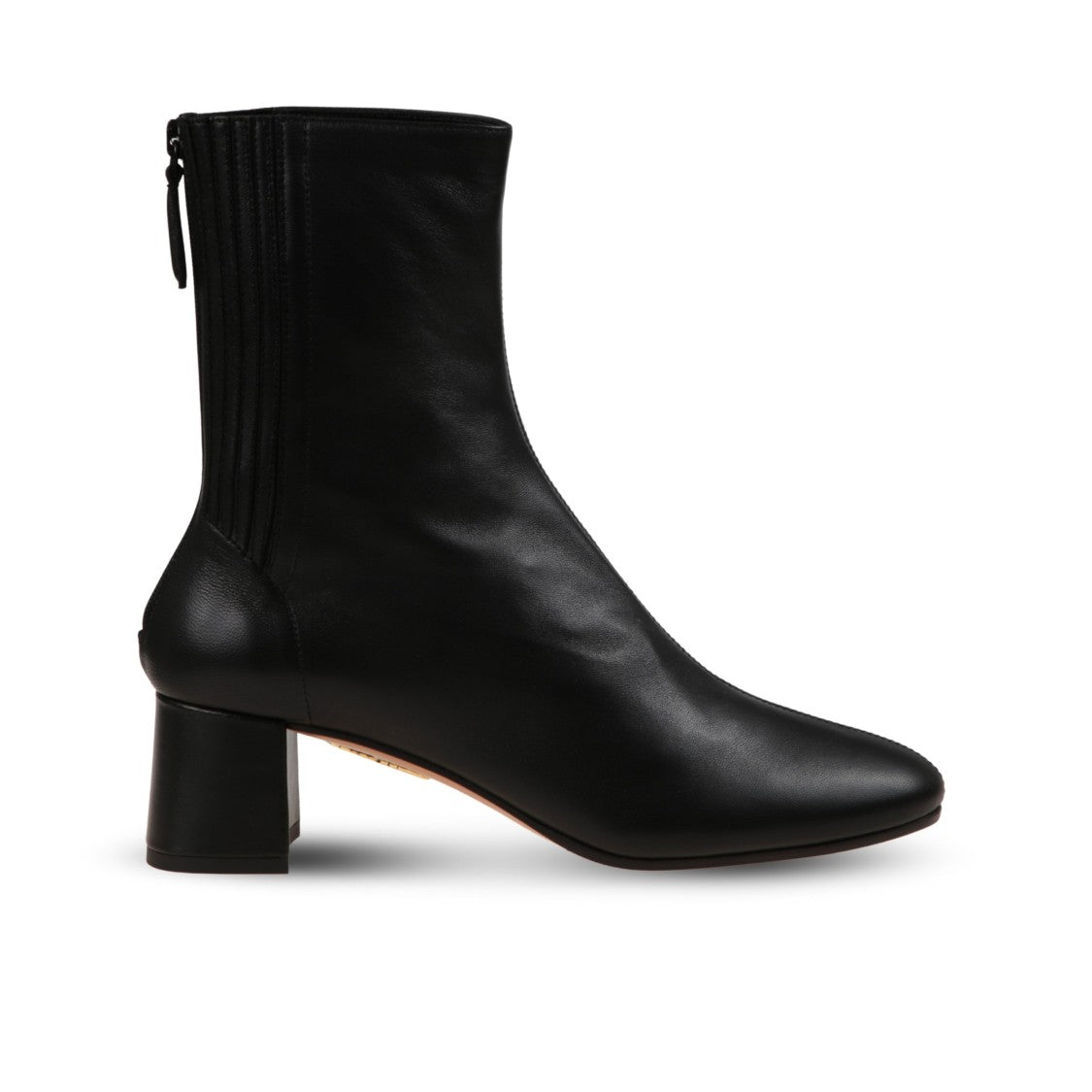 Aquazzura Block-Heel Zip Booties