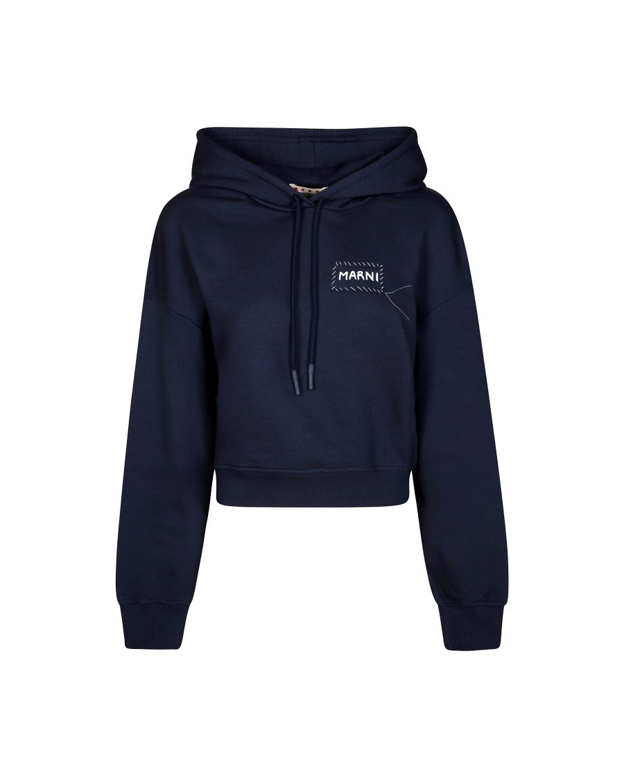 Marni Blue Jersey Sweatshirt