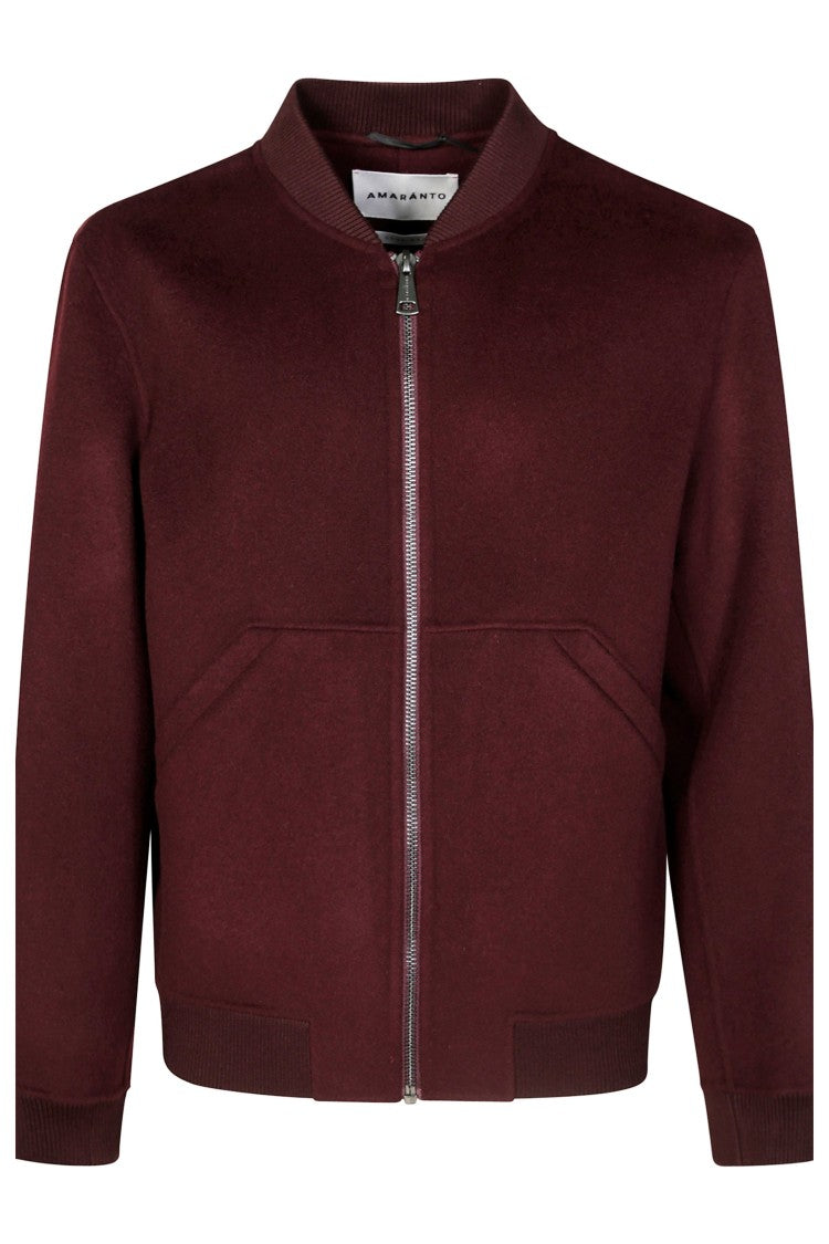 Amaranto Cropped Bomber Jacket