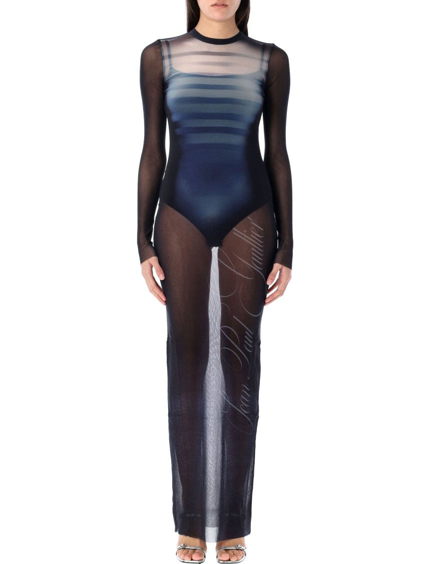 Jean Paul Gaultier Le Male Mesh Long Dress