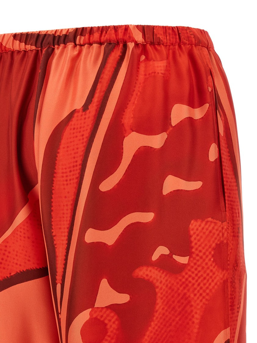 Ferragamo Palazzo Silk Pants