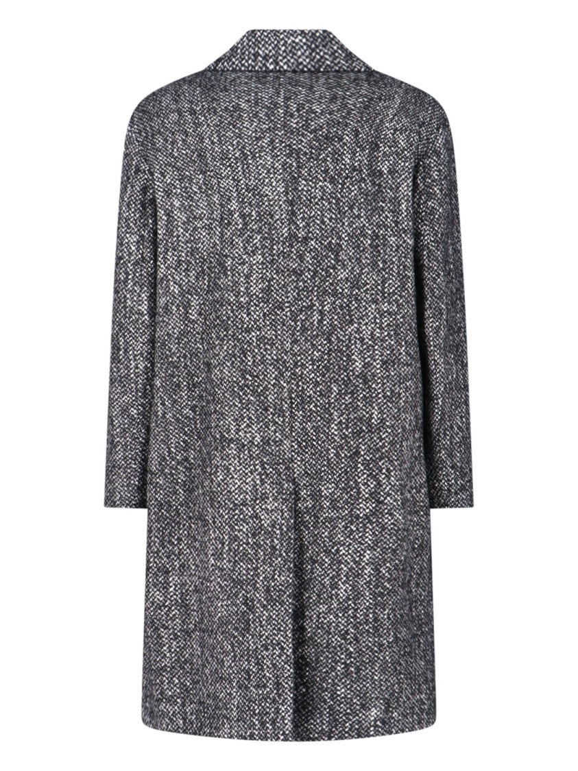 Lardini Single-Breasted Coat – Grey