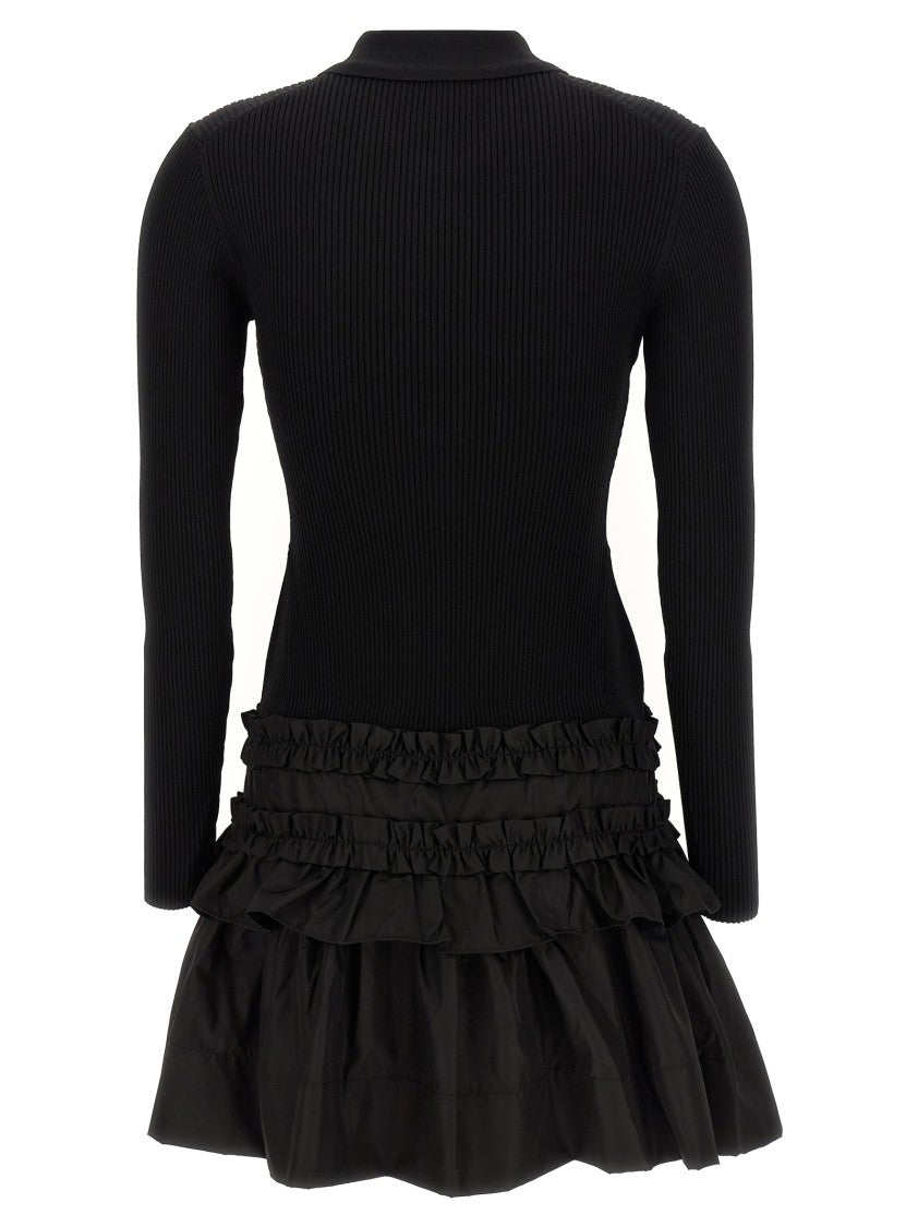 Ganni 'Melange Rib Knit Mini' Dress