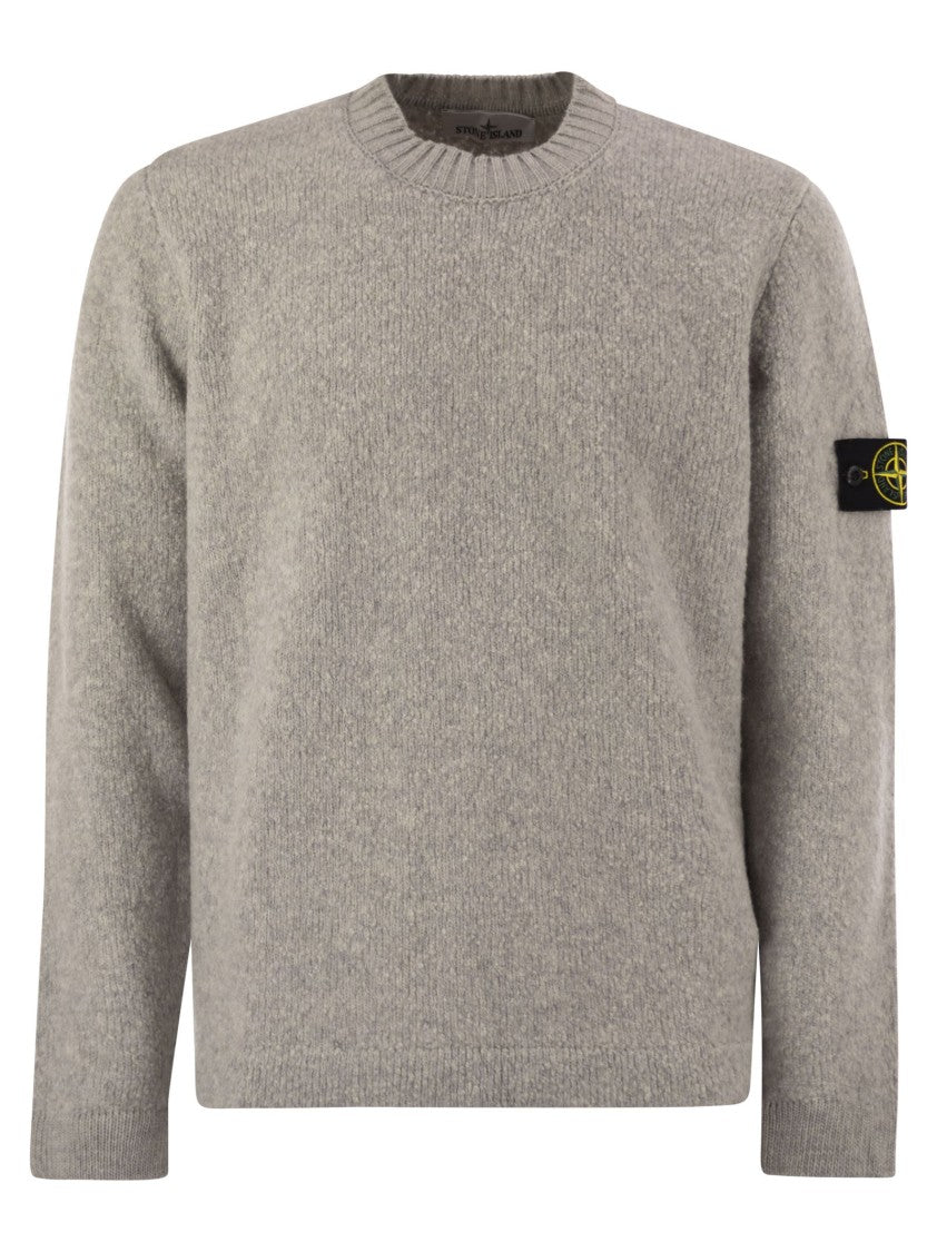 Stone Island Round-Neck Jumper With Gauzy Texture