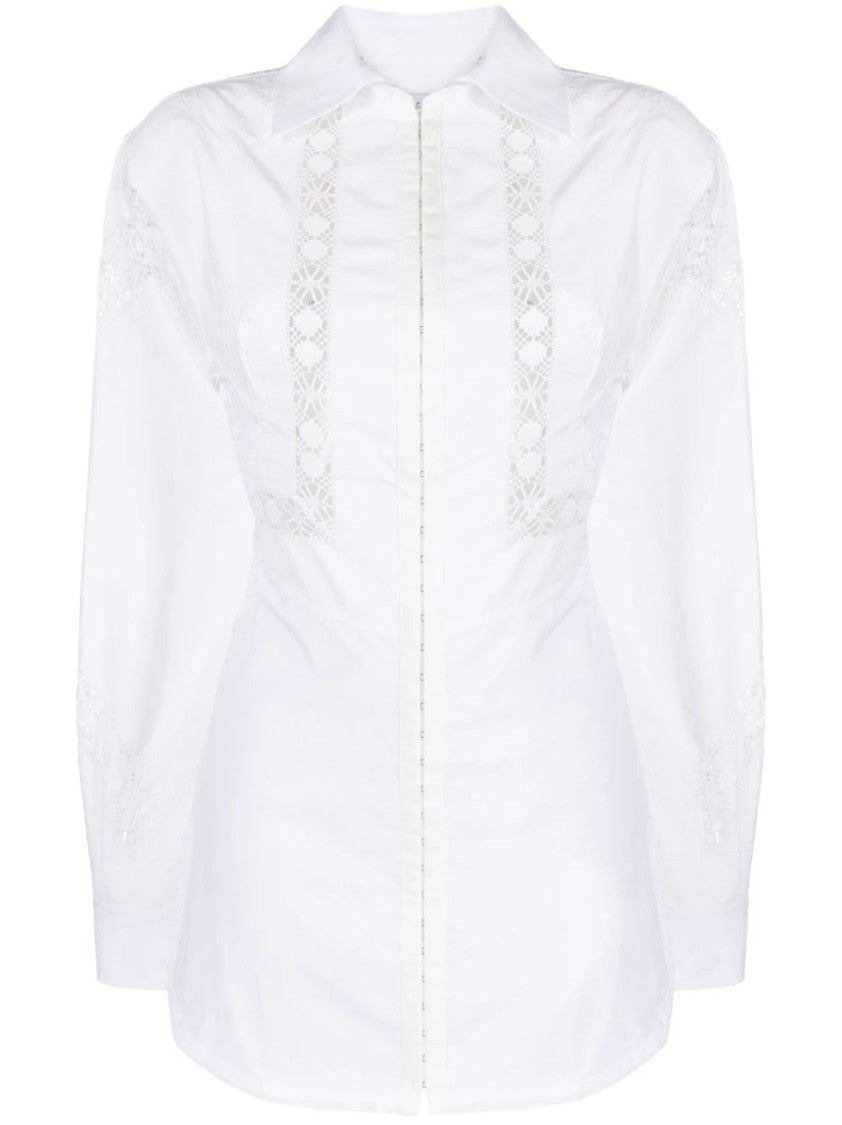 Marine Serre Linen Tailored Dress