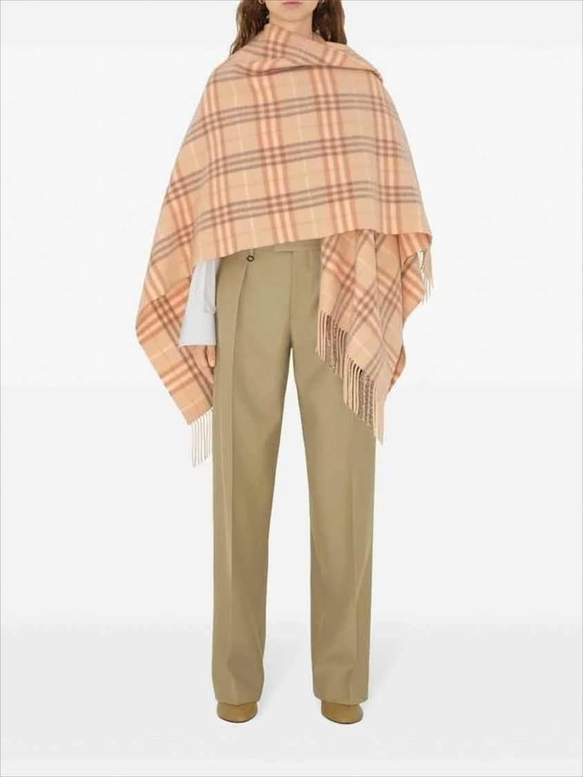 Burberry Oversized Wool And Cashmere Blend Scarf