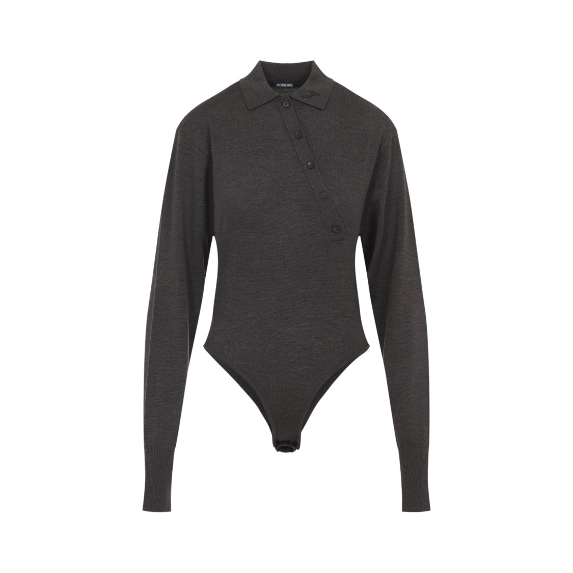 Jacquemus Merino Wool Blend Fitted Bodysuit