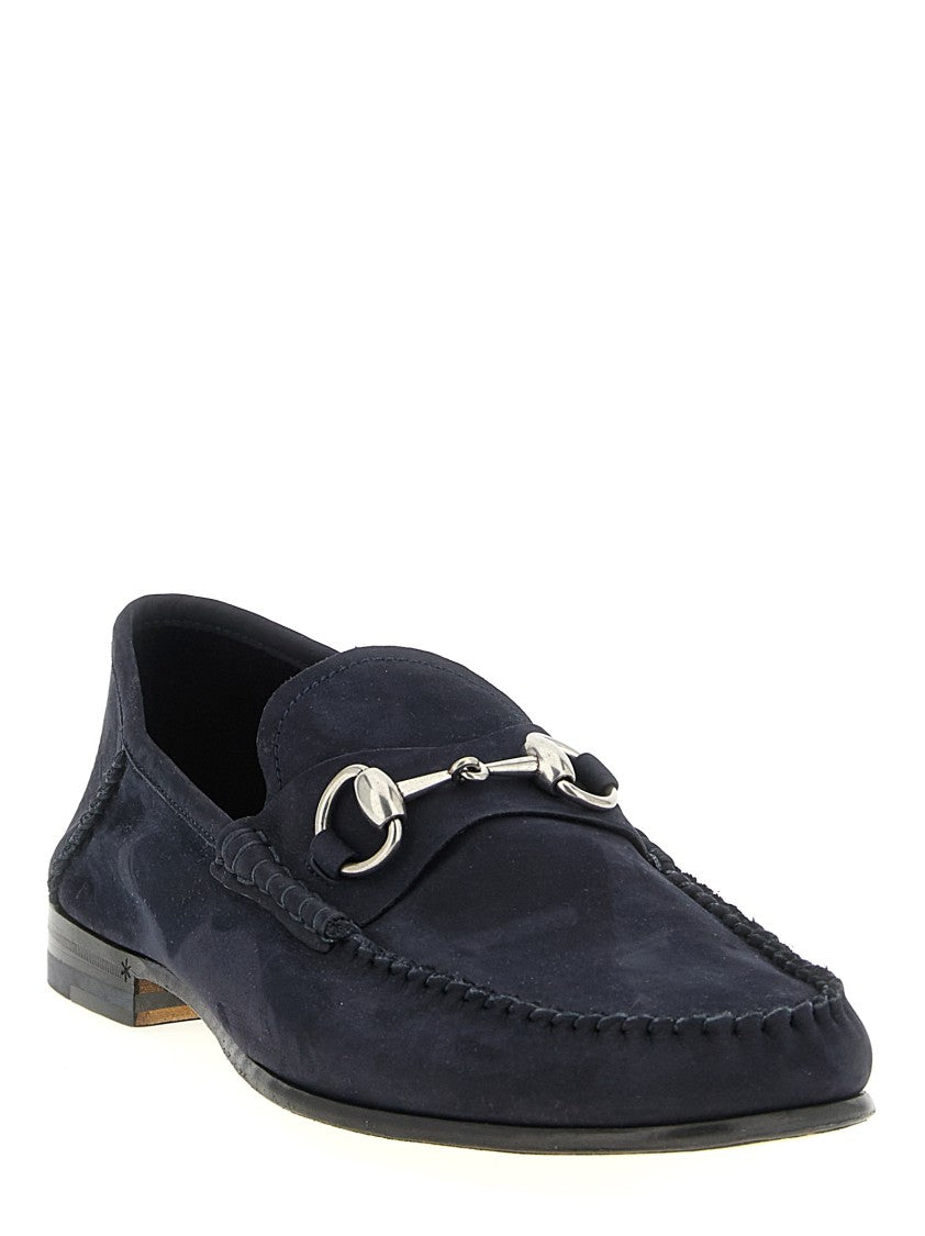 Gucci Suede Loafers With Foldable Heel