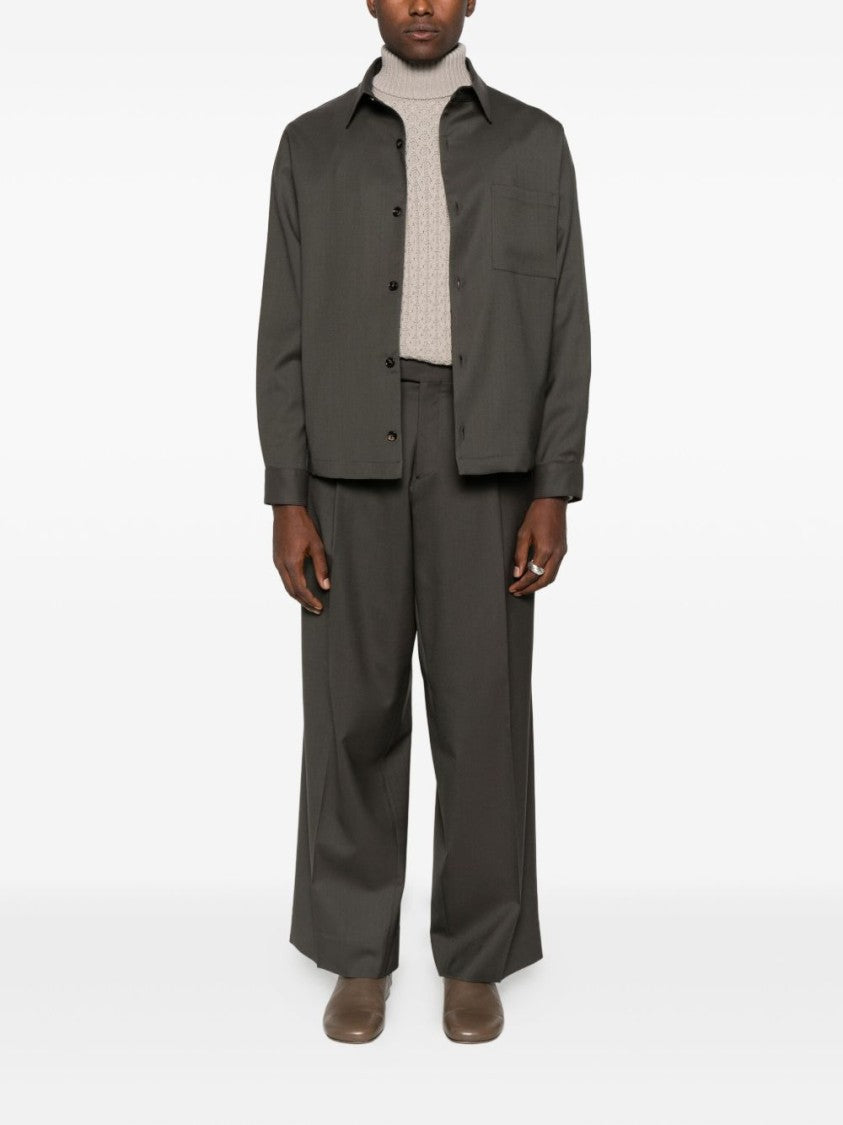 Be Able Boxy Brown Jacket With Classic Collar