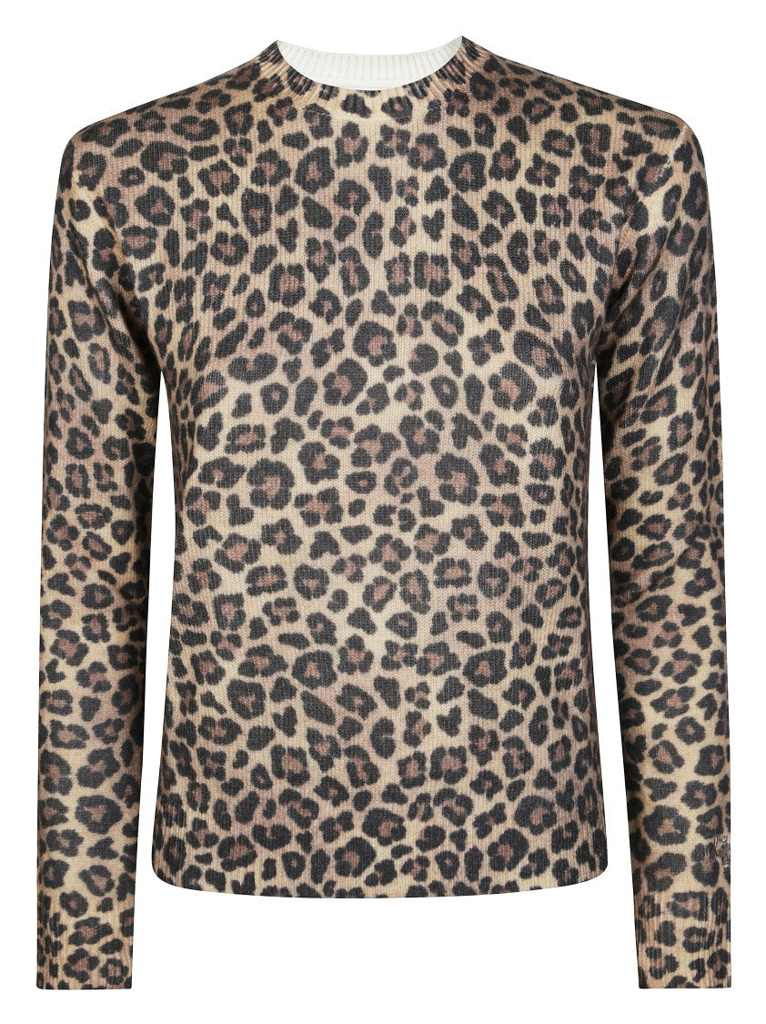 Mc2 Saint Barth New Queen Classic Leo Leopard Gc Sweater
