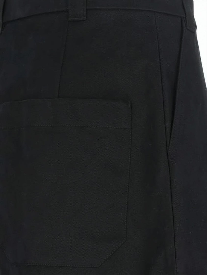 Studio Nicholson Wide-Leg Cropped Pants With High Waist