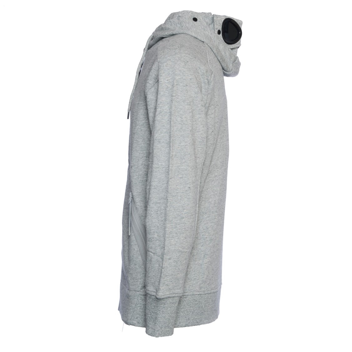 C.P. Company Diagonal Raised Fleece Goggle Zipped Hooded Sweatshirt