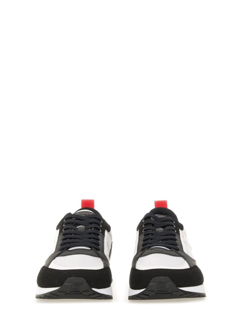 Hugo Low-Top Black And White Sneaker