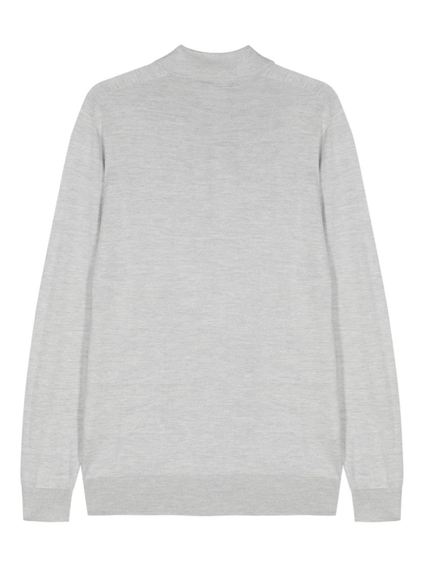Peserico Mélange Longsleeved Polo Shirt