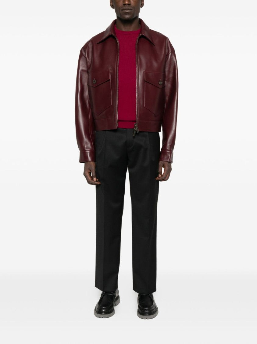 Kangra Kangra Wool-Cashmere Blend Sweater In Rich Viola
