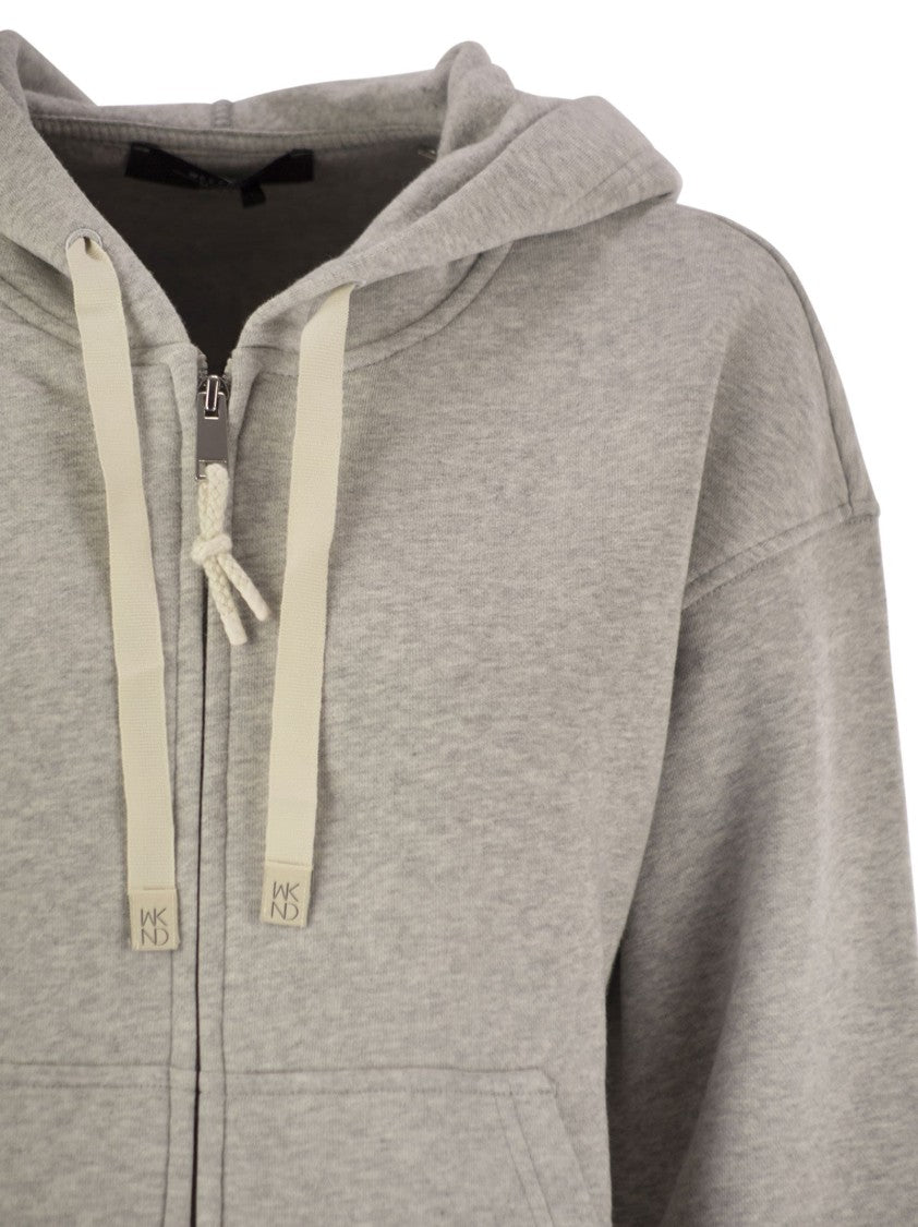 Max Mara Dog - Cotton Zipped Sweatshirt
