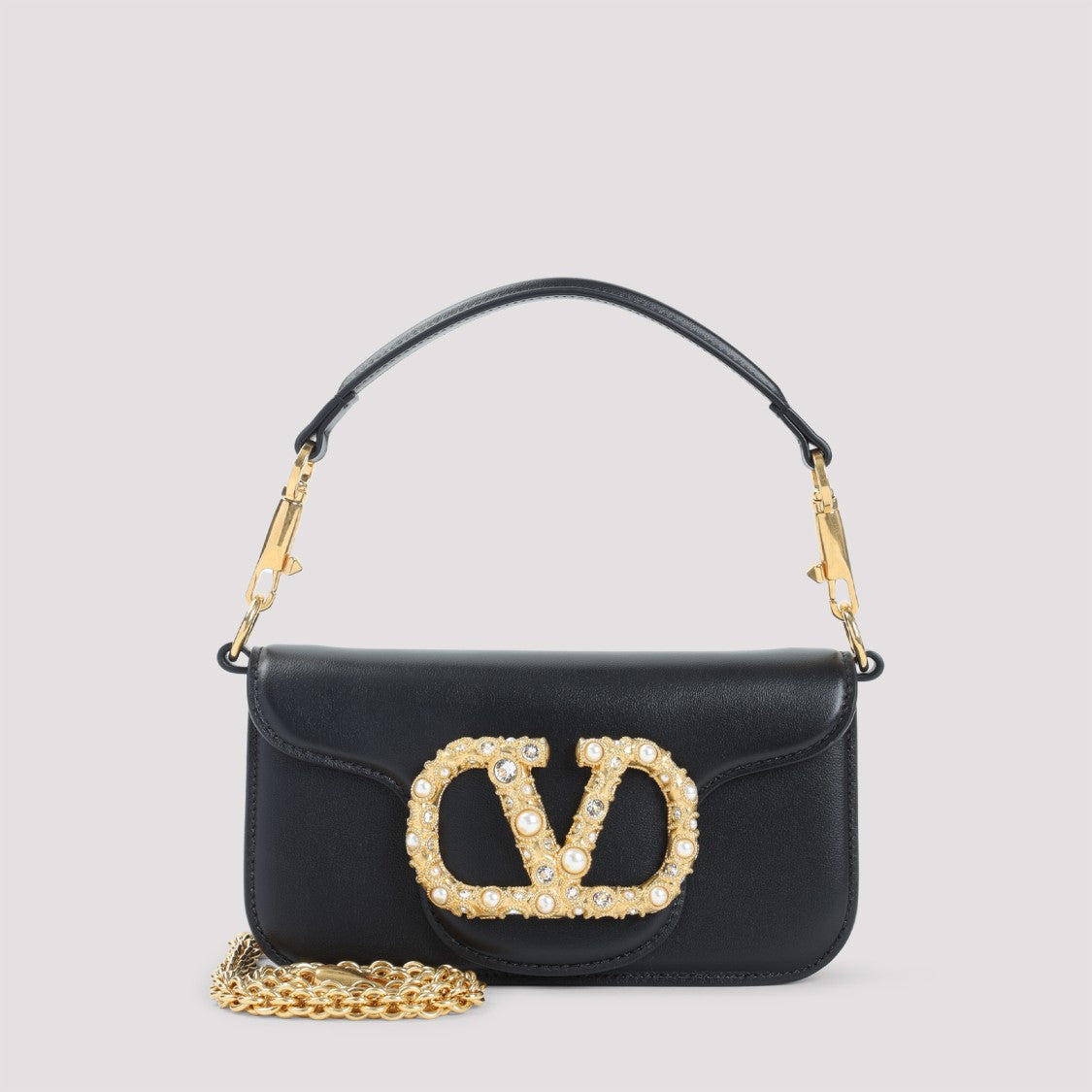 Valentino Garavani Calf Leather Shoulder Bag