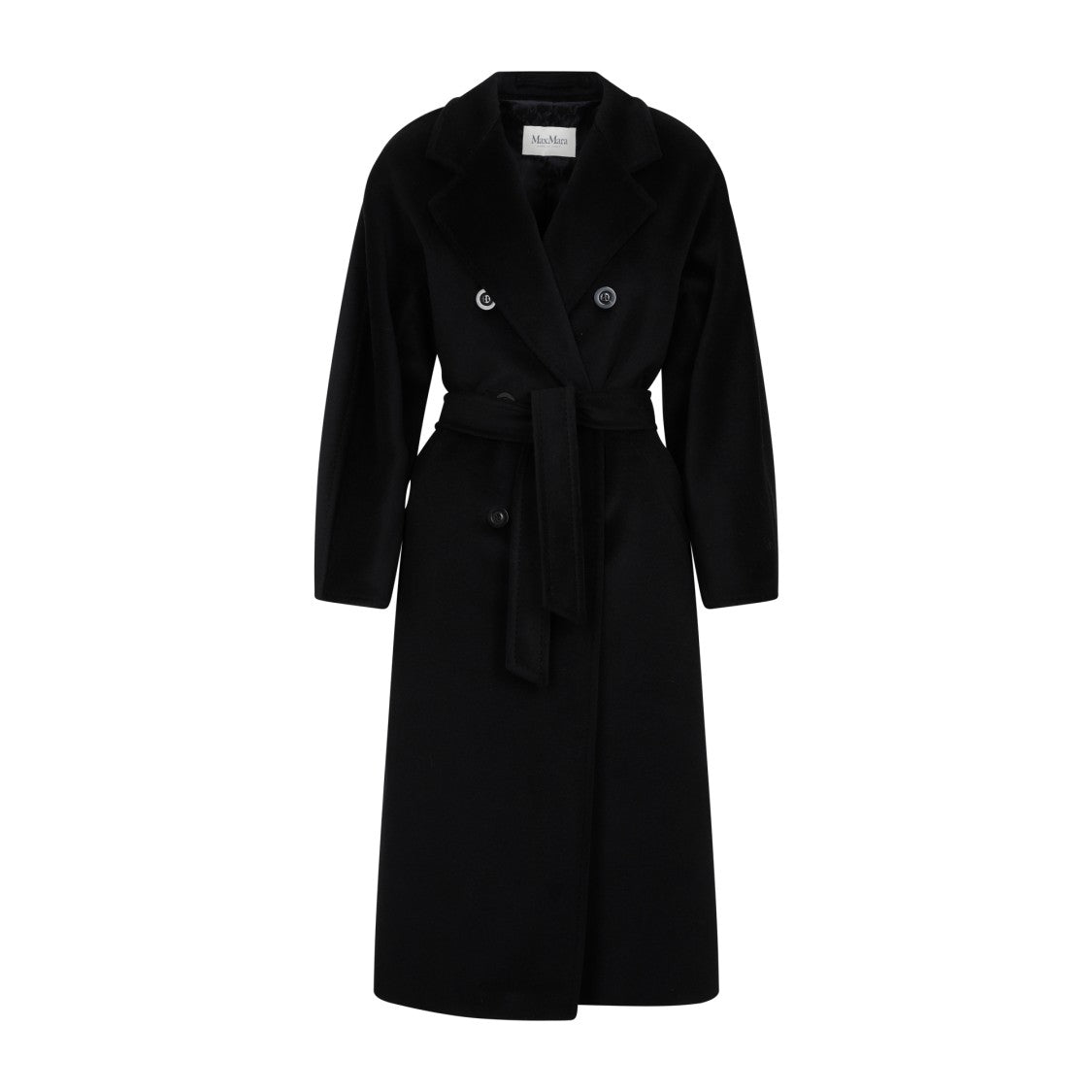 Max Mara Double-Breasted Black Wool