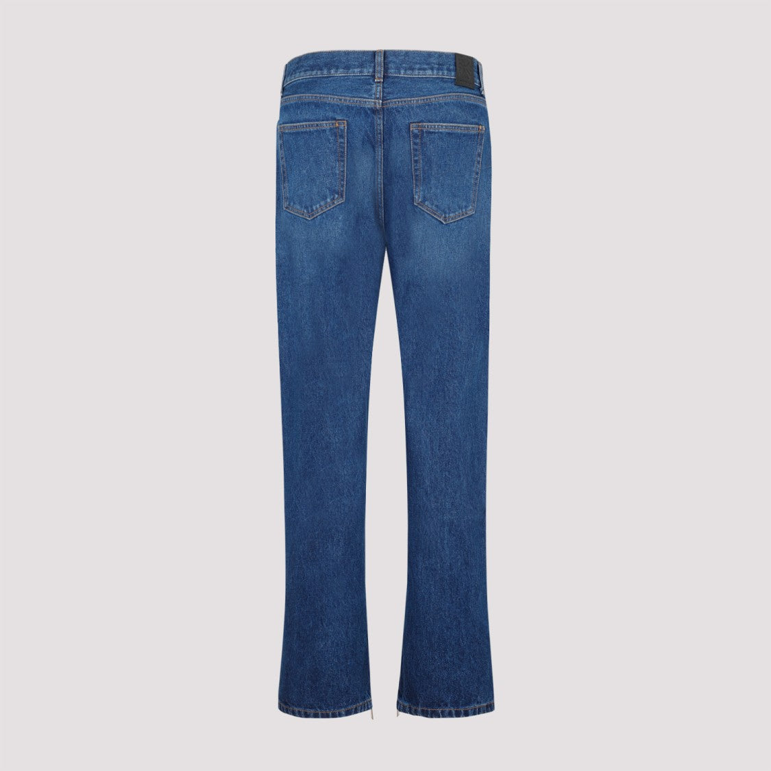 Off-White Skate Medium Blue Cotton Jeans
