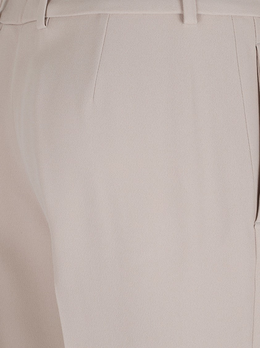 Ermanno Scervino Bootcut Trousers With Concealed Closure And Crease