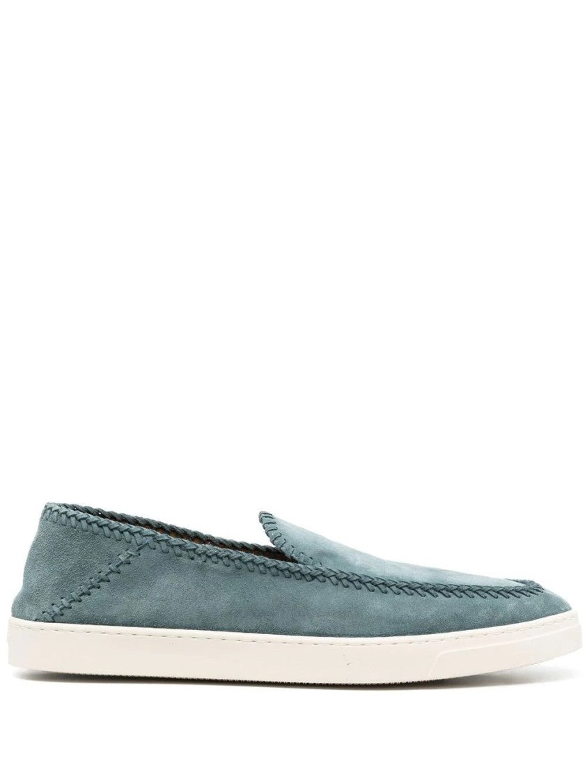 Giorgio Armani Closed Blue Trainers