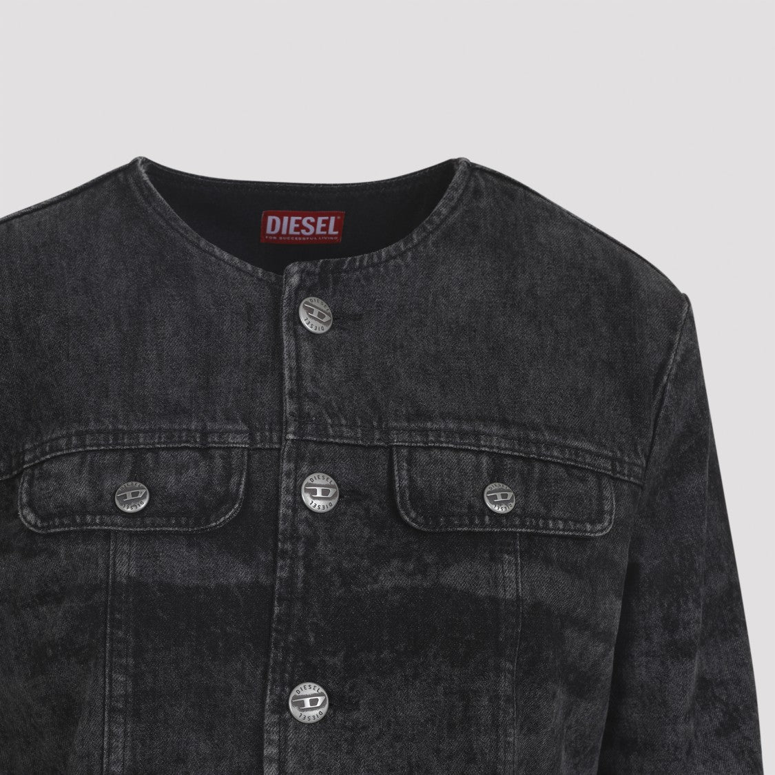 Diesel Grey Cotton De-Graffy Jacket