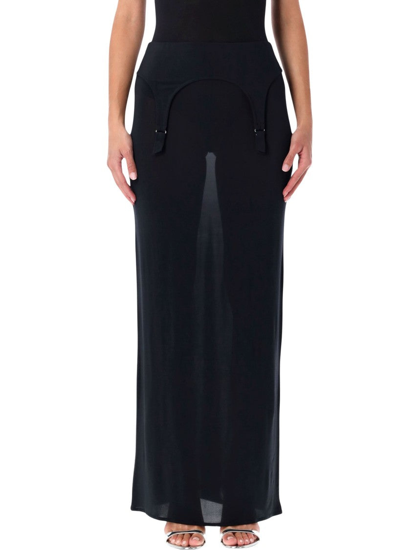 Jean Paul Gaultier Long Skirt Lingerie Garter