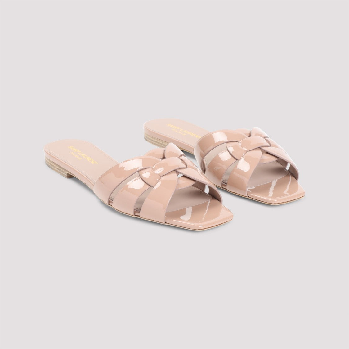 Saint Laurent Tribute 05 Pink Calf Leather Sandals
