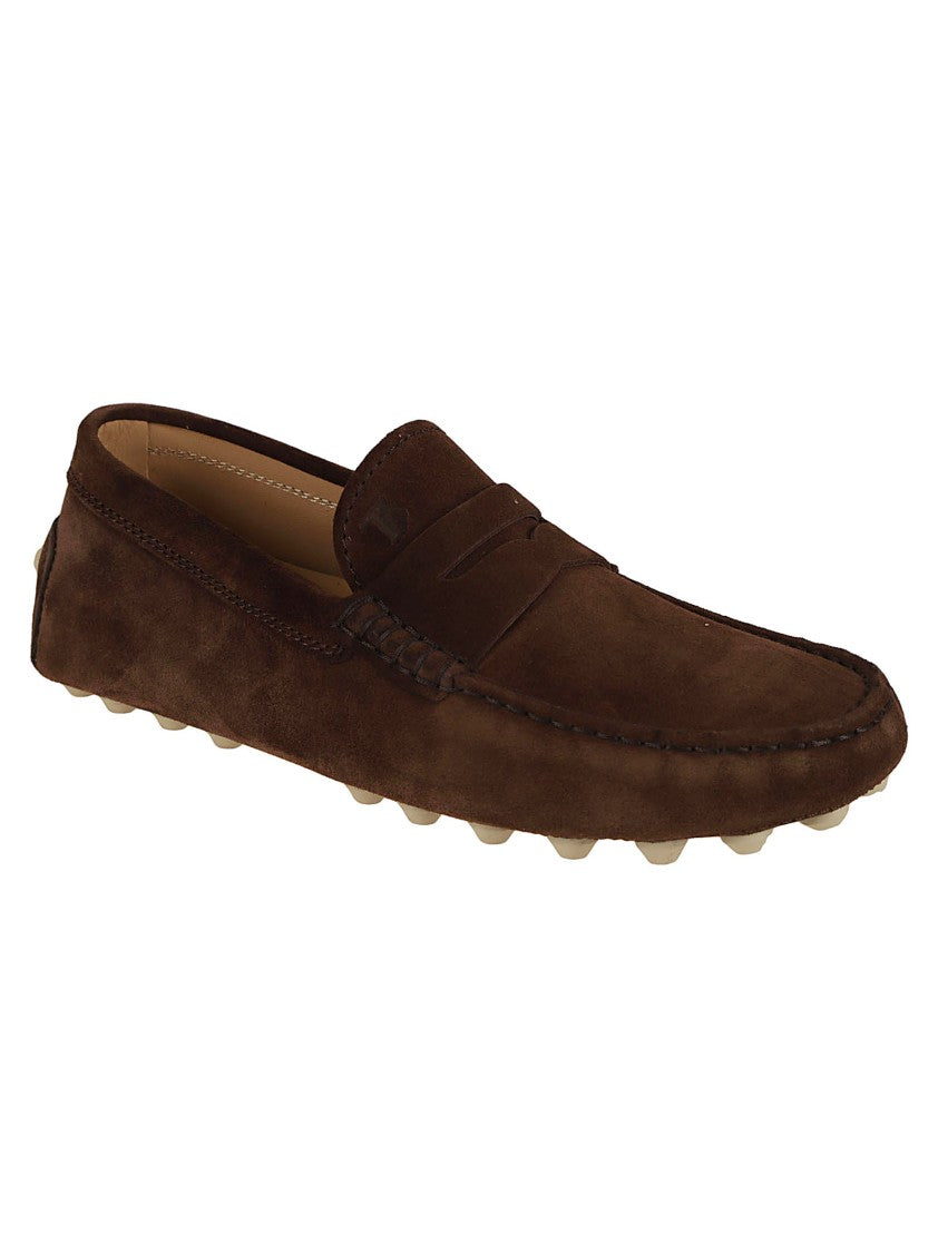 Tod's Suede Finish Slip-On Flat Shoes