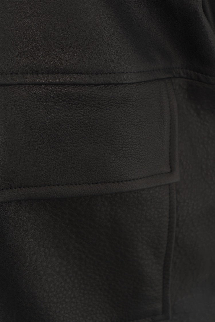 Giorgio Brato Oversized Leather Jacket