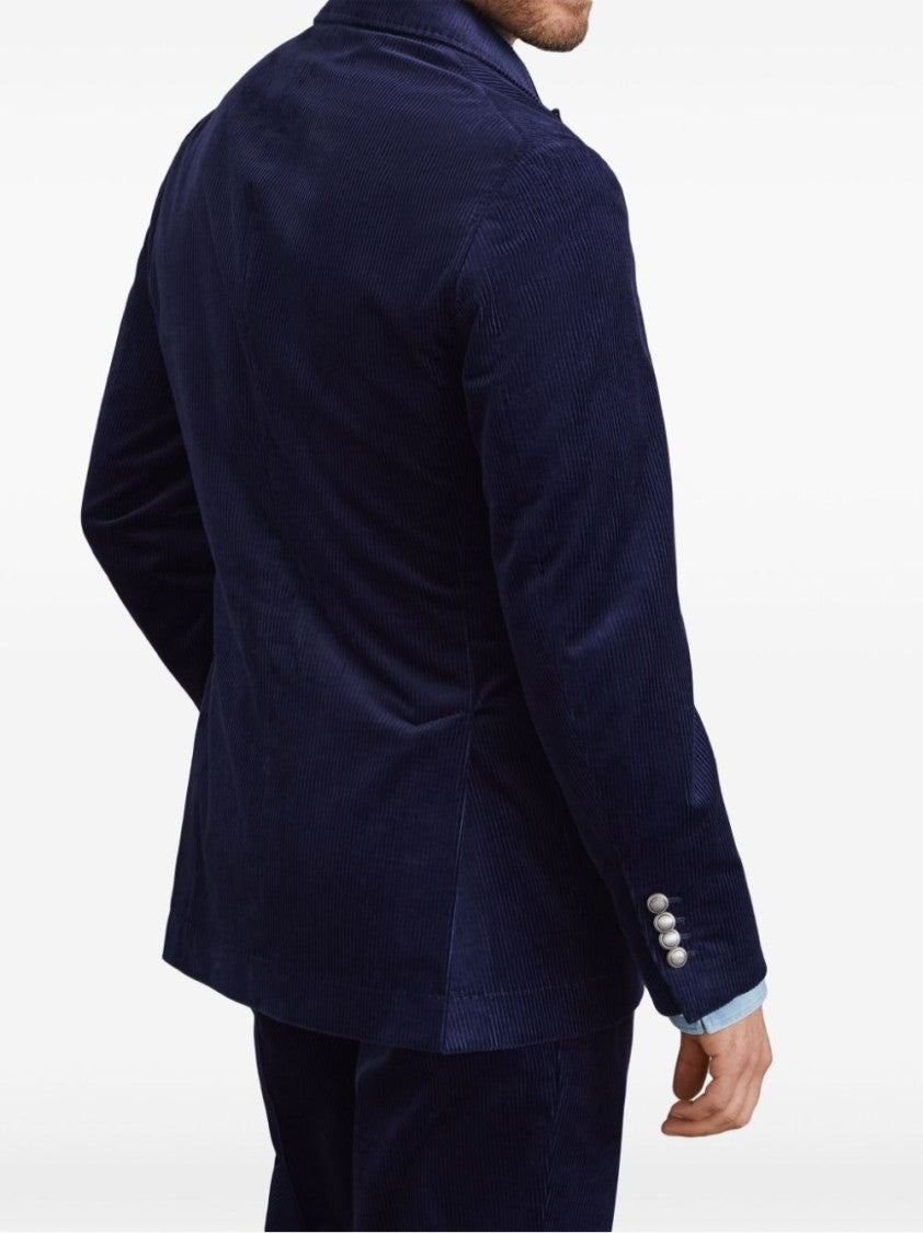 Brunello Cucinelli Textured Corduroy Double-Breasted Jacket