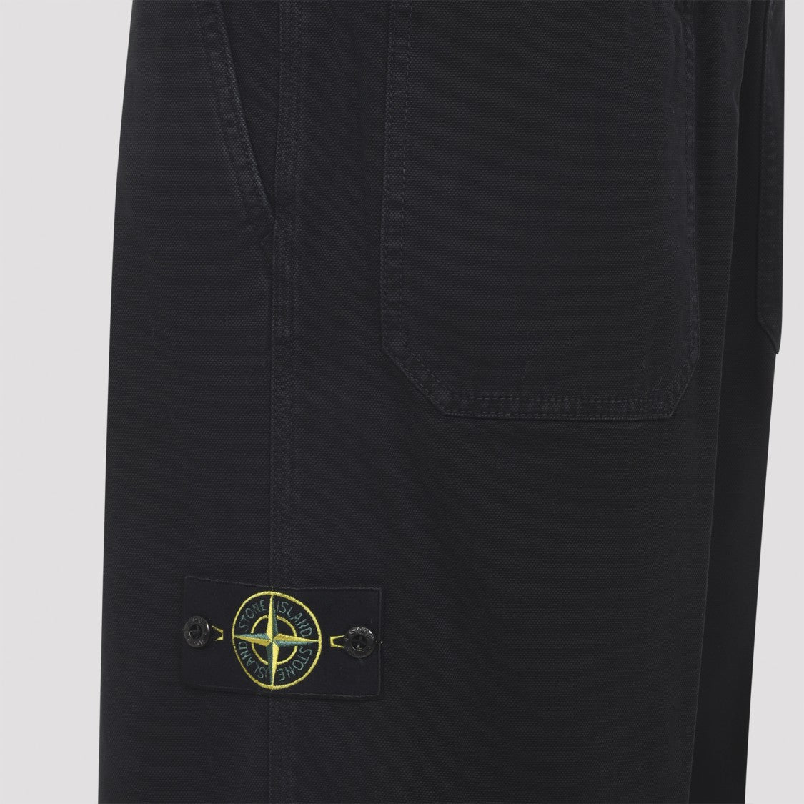 Stone Island Straight-Leg Cotton Trousers