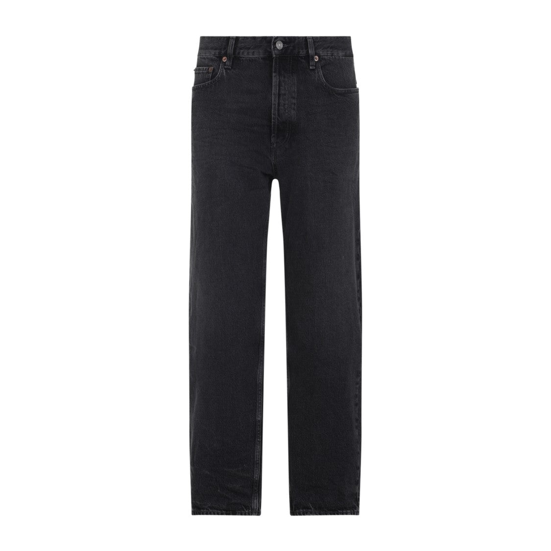 Saint Laurent Mick Long Black Cotton Jeans
