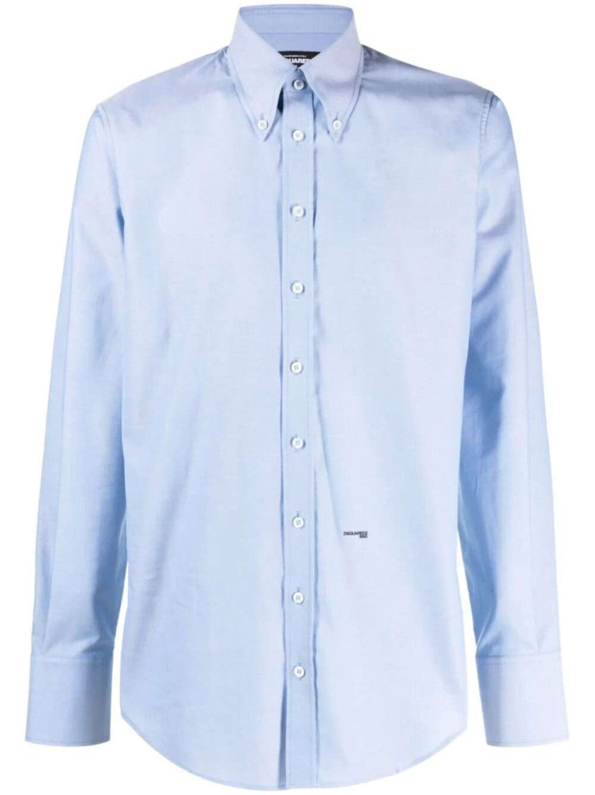 Dsquared2 Logo-Print Long-Sleeve Shirt