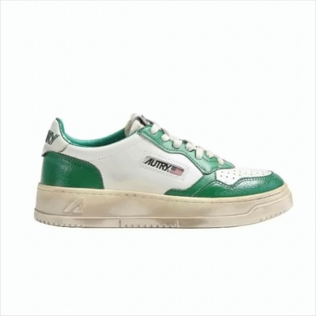 Autry Low-Top Sneakers With Leather Overlays And Perforated Detailing