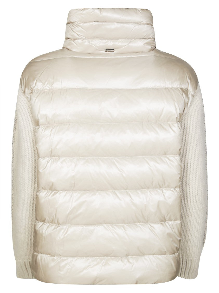 Herno Ultralight Nylon Bomber With Quilted Design