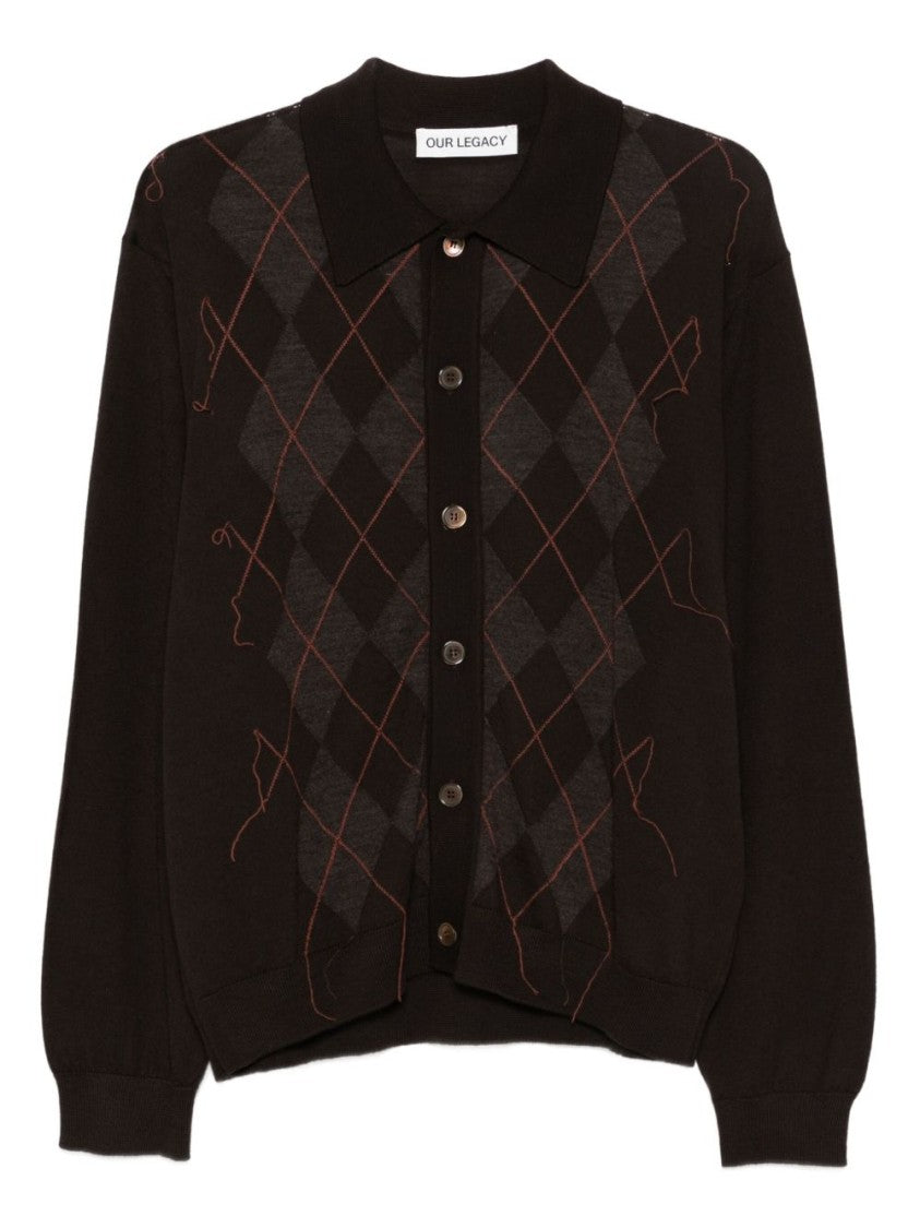 Our Legacy Evening Knitted Polo Shirt