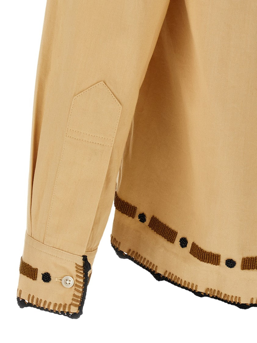 Bode 'Beaded Ryegrass' Shirt