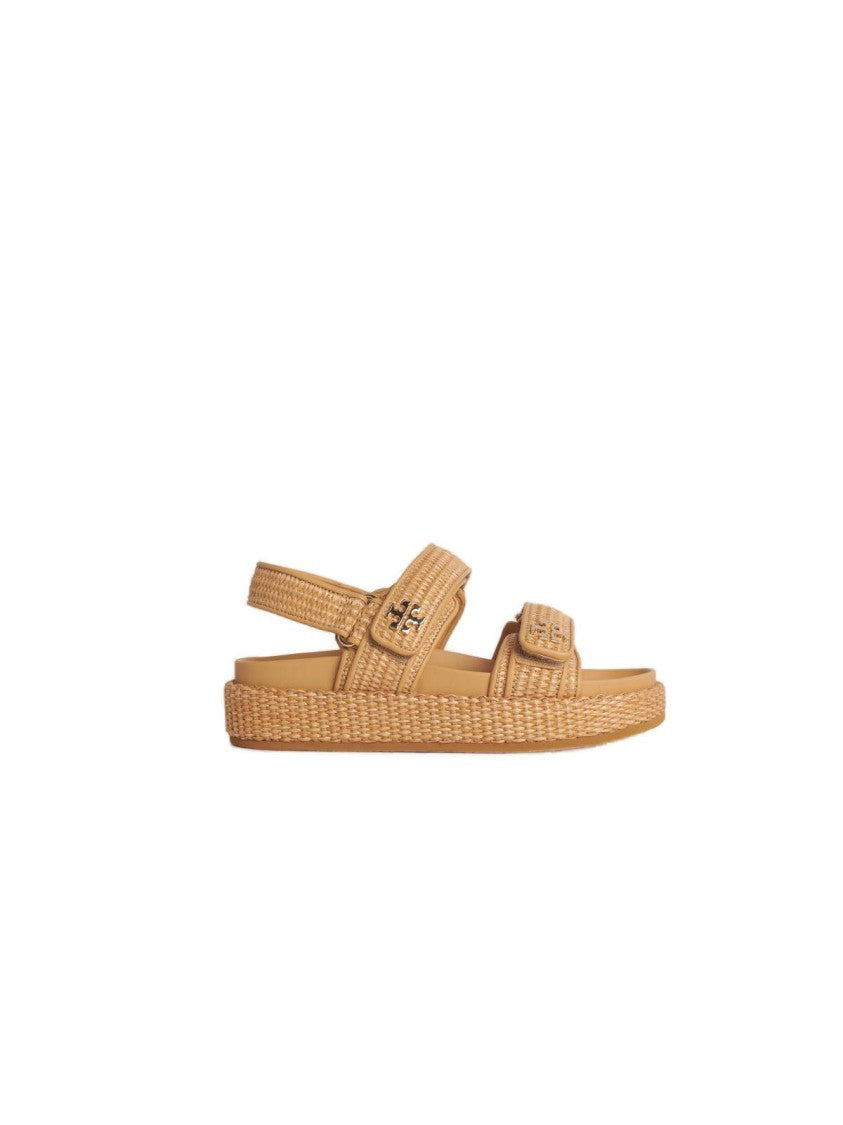 Tory Burch 'Kira' Beige Leather Sandals