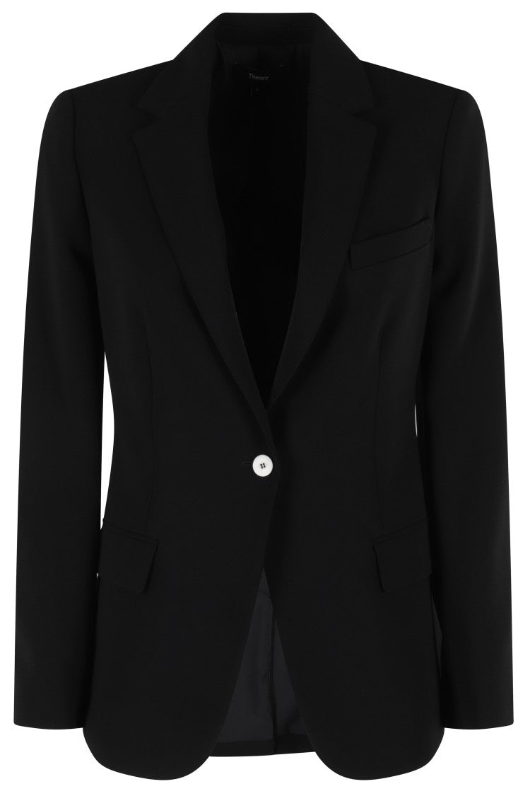 Theory Tailored Strapless Blazer