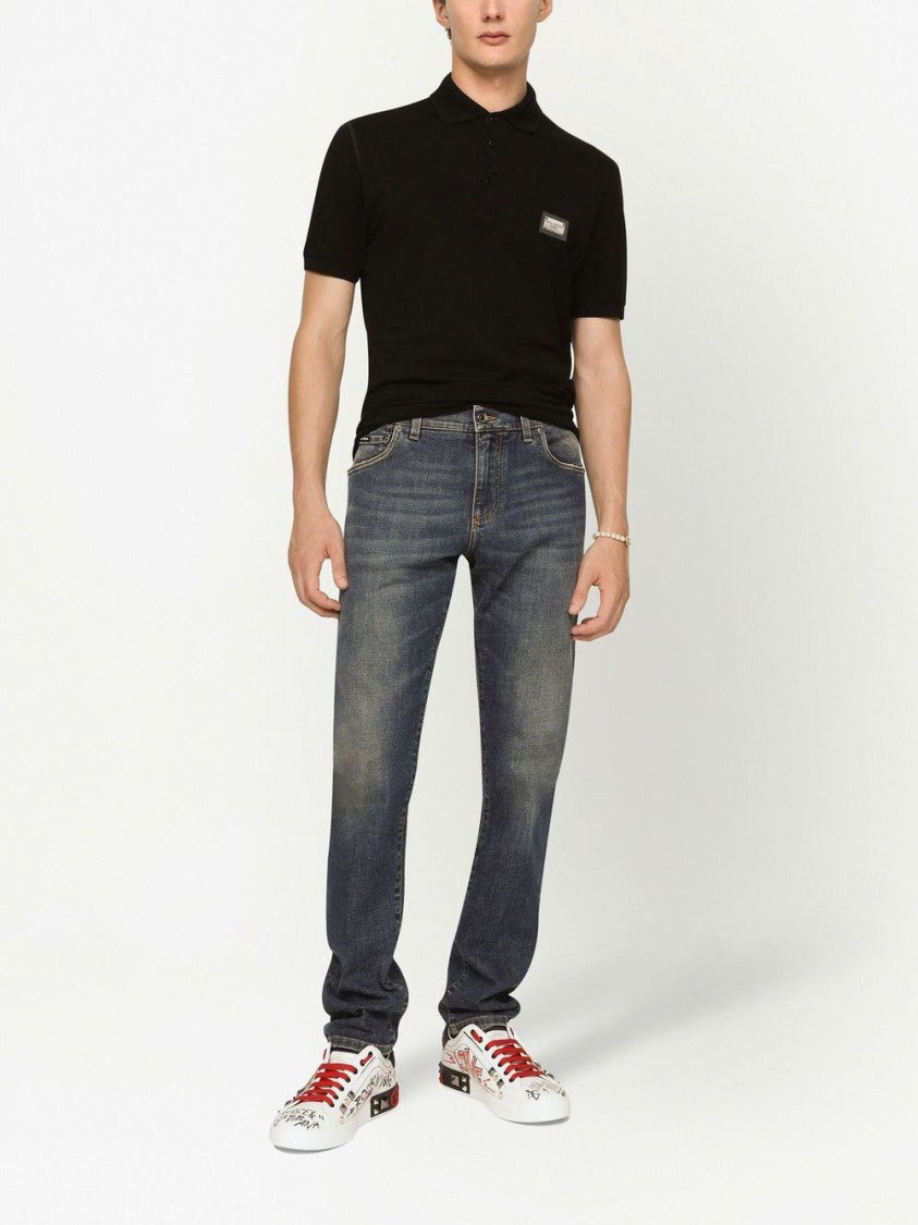 Dolce & Gabbana Cotton Piqué Polo
