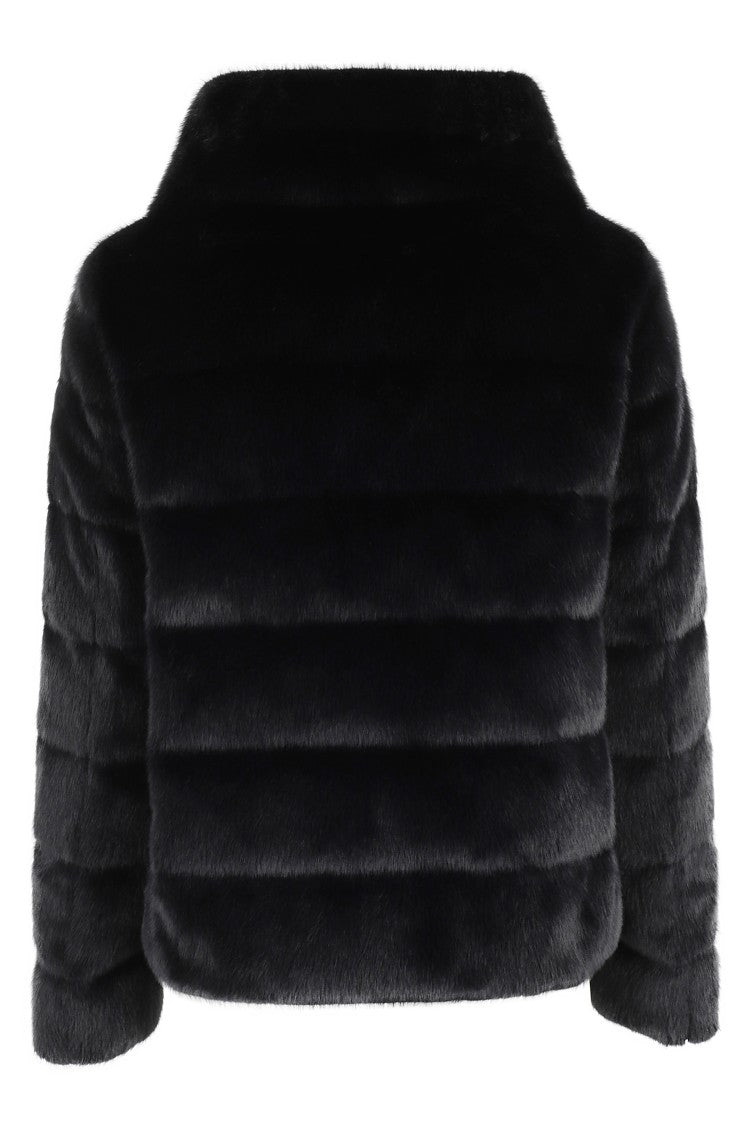 Herno Short Faux Fur Jacket