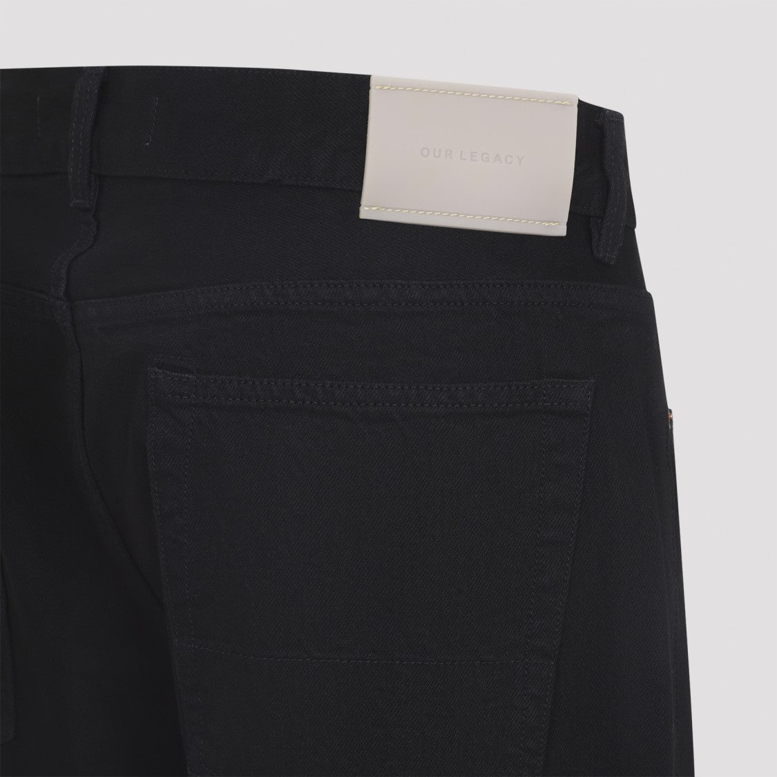 Our Legacy Black Cotton Third Cut Jeans
