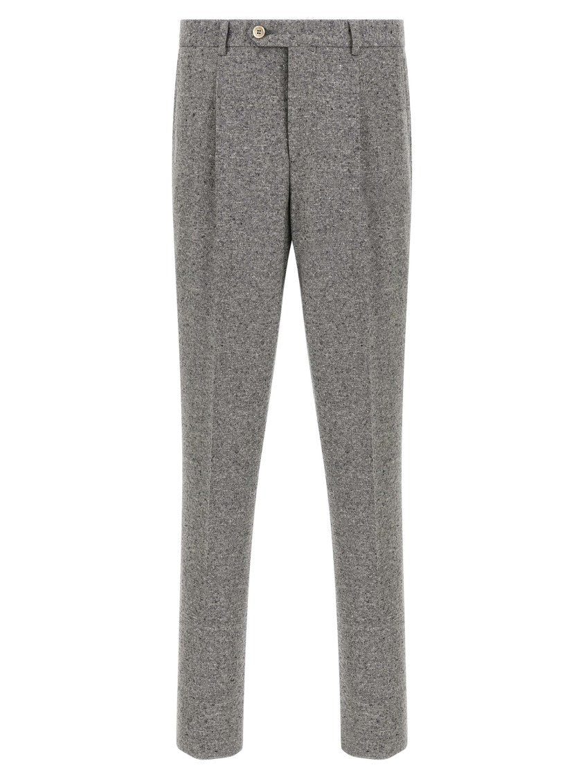 Brunello Cucinelli Textured Grey Wool