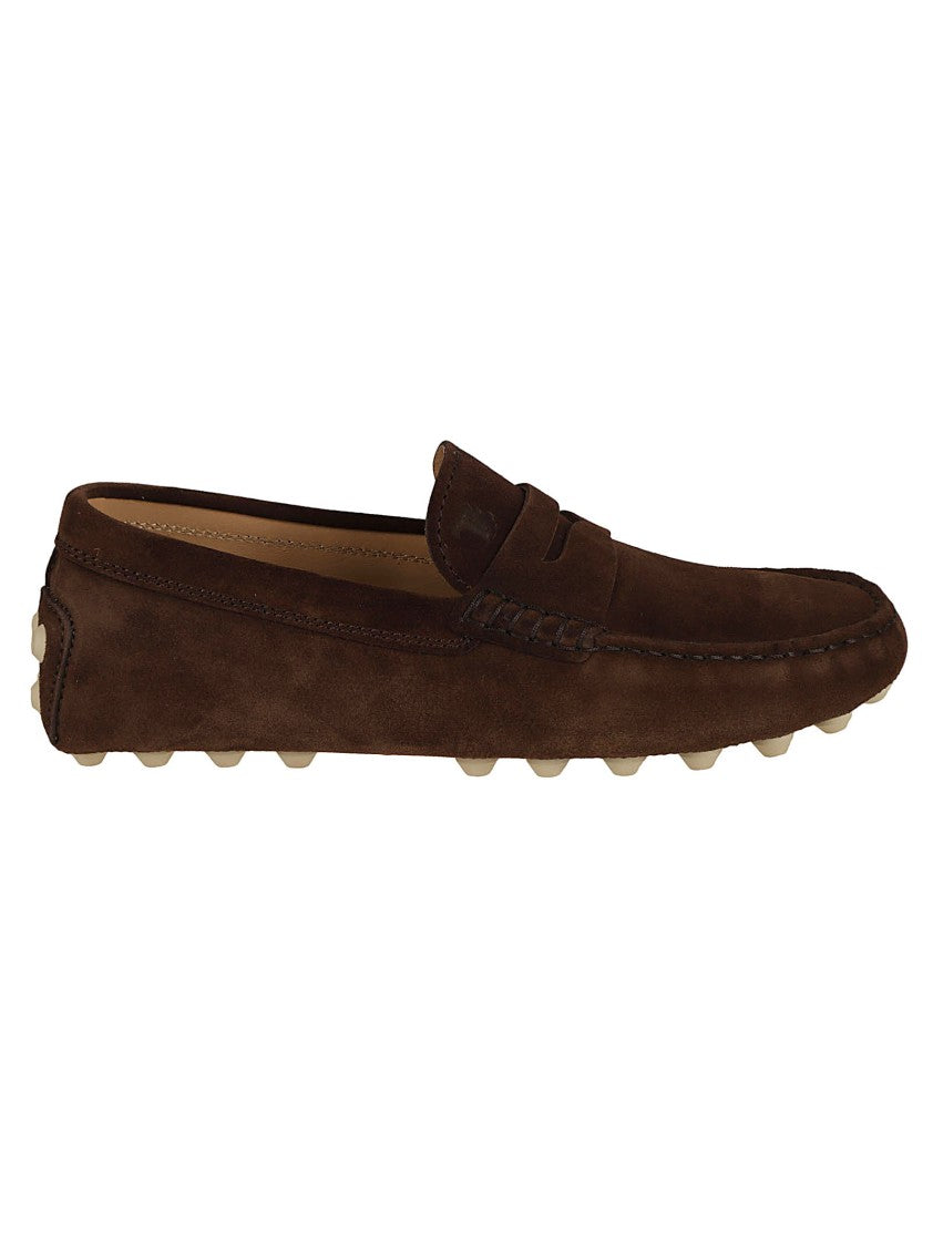 Tod's Suede Finish Slip-On Flat Shoes