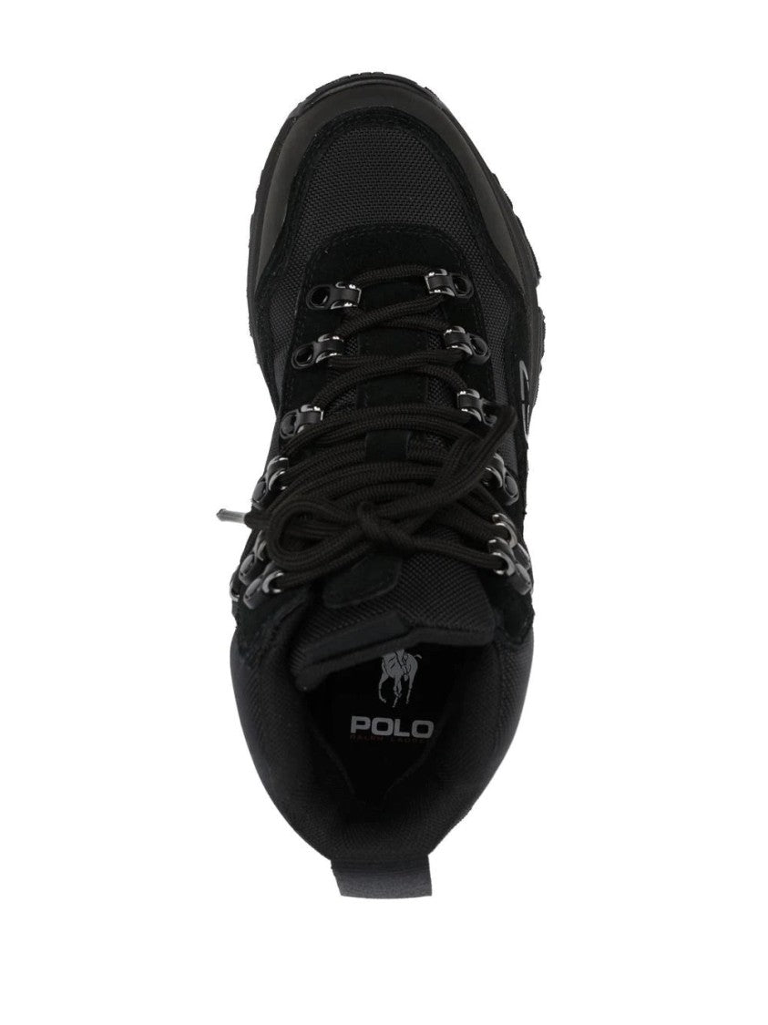 Polo Ralph Lauren Black Low Top Lace Sneakers