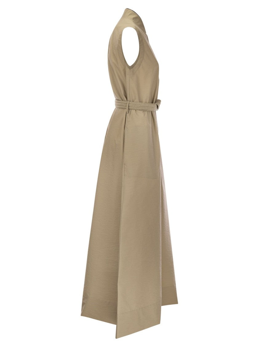 Brunello Cucinelli Techno Cotton Poplin Dress