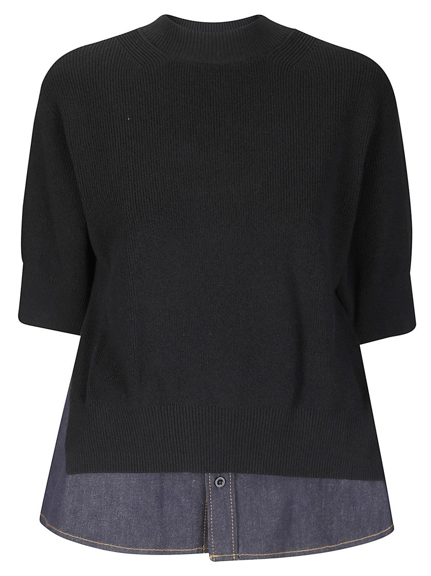 Sacai Denim X Knit Sweater