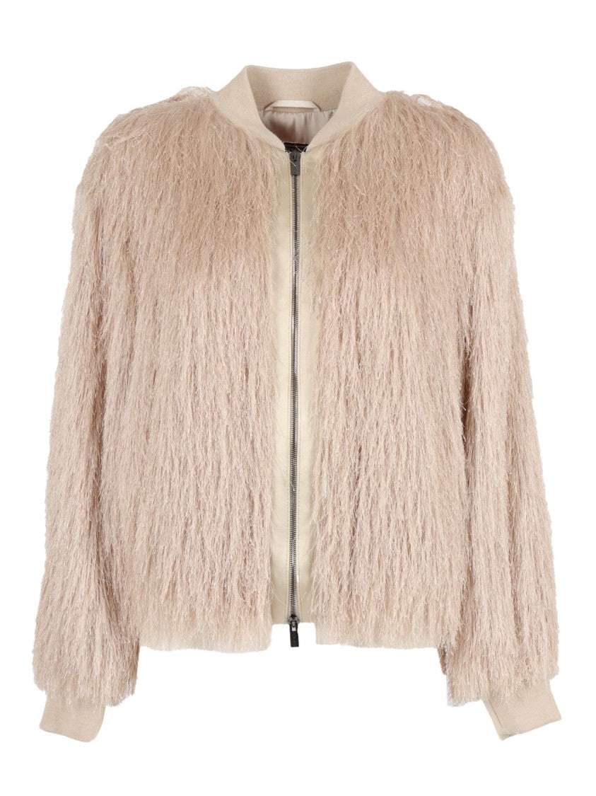 Peserico Tailored Short Coat With Classic Collar